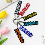 Load image into Gallery viewer, 3D MATRIX Customised Name Keychain | Multicolor | Best For Office Or School Bag, Bike &amp; Car Keys
