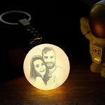 Load image into Gallery viewer, Customised Mini Moon Light Keychain | Ideal Gift for your Loved Ones, Friends and Family
