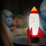 Load image into Gallery viewer, Rocket LED Night Lamp With USB Cord | Perfect For Kids Bedroom, Study Table, Birthday Gift, Etc.
