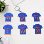 Load image into Gallery viewer, 3D MATRIX Customized T-Shirt Keychain | Keychains for IPL Lovers
