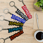 Load image into Gallery viewer, 3D MATRIX Customised Name Keychain | Multicolor | Best For Office Or School Bag, Bike &amp; Car Keys
