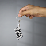 Load image into Gallery viewer, 3D MATRIX Customized Number Plate Keychain | Personalize Your Keys with Our Custom Number Plate Keychains
