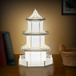 Load image into Gallery viewer, Chinese Temple LED Night Lamp With USB Cord | Perfect For Bedroom, Living Room, Office, Etc.
