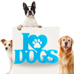 Load image into Gallery viewer, 3D MATRIX I Love Dogs Showpiece | Best For Dog Lovers | Ideal For Living Room, Bedroom or Shelf
