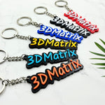 Load image into Gallery viewer, 3D MATRIX Customised Name Keychain | Multicolor | Best For Office Or School Bag, Bike &amp; Car Keys
