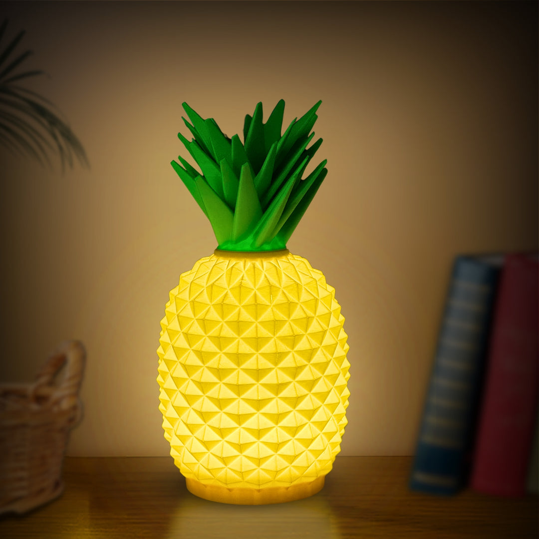 Pineapple LED Night Lamp With USB Cord | Perfect For Bedroom, Study Table, Etc.