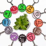 Load image into Gallery viewer, 3D MATRIX Personalized Zodiac Sign Keychains | Get Your Zodiac Sign and Name on Keychain
