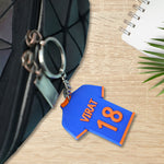 Load image into Gallery viewer, 3D MATRIX Customized T-Shirt Keychain | Keychains for IPL Lovers
