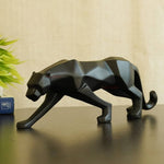 Load image into Gallery viewer, Modern Geometrical Black Panther Resin Showpiece | Ideal For Home Decor, Living Room, Bedroom, Table Top Decoration, Etc.
