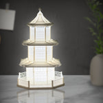 Load image into Gallery viewer, Chinese Temple LED Night Lamp With USB Cord | Perfect For Bedroom, Living Room, Office, Etc.
