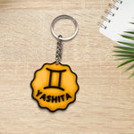 Load image into Gallery viewer, 3D MATRIX Personalized Zodiac Sign Keychains | Get Your Zodiac Sign and Name on Keychain
