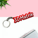 Load image into Gallery viewer, 3D MATRIX Customised Name Keychain | Multicolor | Best For Office Or School Bag, Bike &amp; Car Keys
