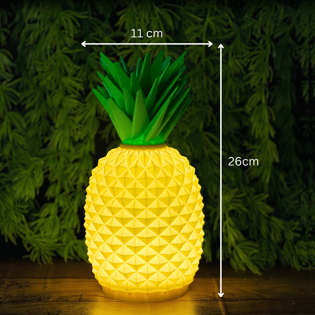 Pineapple LED Night Lamp With USB Cord | Perfect For Bedroom, Study Table, Etc.