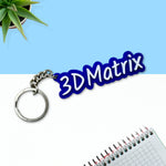 Load image into Gallery viewer, 3D MATRIX Customised Name Keychain | Multicolor | Best For Office Or School Bag, Bike &amp; Car Keys
